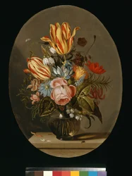 En vas med blommor, ca 1633 (olja på duk)