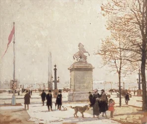 Höst på Champs Elysees