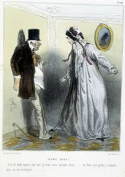 Crrré chien! - i "" Madeleines "" av Cham, v.1870-1880