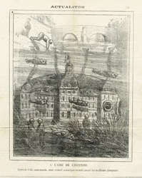 Illustration av Cham (1819-1879) i Le Charivari