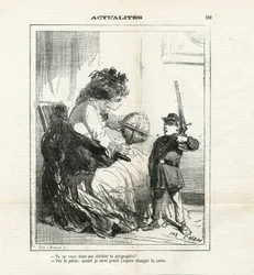 Illustration av Cham (1819-1879) i Le Charivari