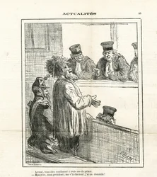 Illustration av Cham (1819-1879) i Le Charivari