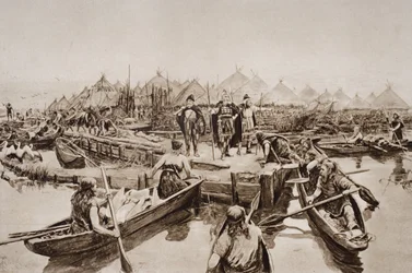 England för två tusen år sedan, illustration från H.G. Wells