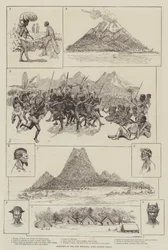 Skisser i Nya Hebriderna, västra Stilla havet