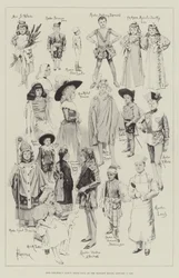 Barnens finklänningsbal i Mansion House, 7 januari 1896