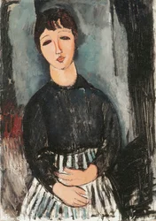En tjänare i ett randigt förkläde, 1916