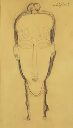 Chef för en karyatid i en huvudklänning, 1911