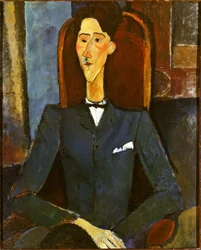 Jean Cocteau, målning av Amedeo Modigliani 1916