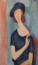 Jeanne Hébuterne med hatt