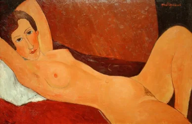 Liggande nakenakt (Céline Howard)