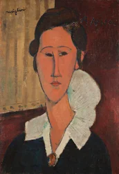Porträtt av Anna Zborowska, 1917.