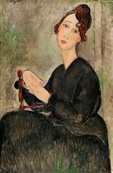 Porträtt av Dedie Hayden, 1918