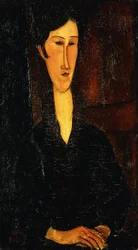 Porträtt av Madam Zborowska; Riratto di Mne Zborowska, 1917
