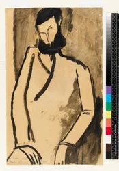 Porträtt av en skäggig man, 1909