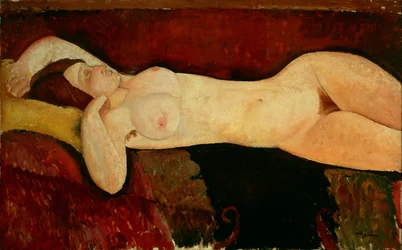 Liggande naken, omkring 1919