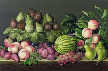 Fikon, melon och krusbär, 1998