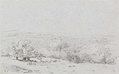 Carriage Approach to Bromley Hill, ca 1803 (etsning)