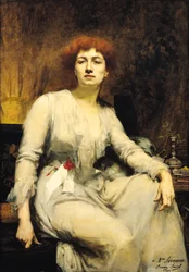 Porträtt av Séverine (1855-1929), 1893