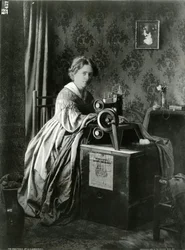 Annons för Singers patentsymaskiner, 1899