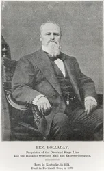 Ben Holladay (1824-77) (s/v foto)