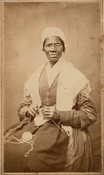 Carte de visite of Sojourner Truth, 1864