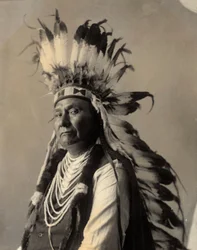 Hövding Joseph Washington, Nez Percé, District of Columbia, april 1900