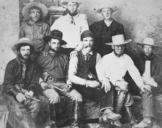 Cowboys från XIT Ranch, Texas, ca 1890 (s/v foto)