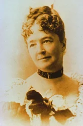 Elizabeth Bacon Custer (1842-1933), hustru till general George A. Custer (1839-76)
