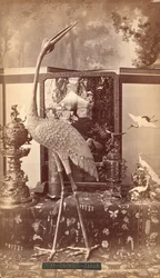 Utställning av japanska bronser och fåglar, Centennial International Exhibition, Philadelphia