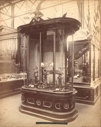 James Prentices utställning, huvudbyggnaden, Centennial International Exhibition, Philadelphia, 1876 (albumintryck)