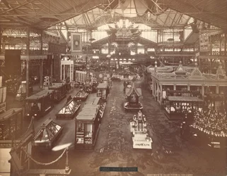 Huvudbyggnaden, den internationella hundraårsutställningen 1876, Philadelphia
