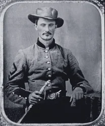 Marmaduke Marshall, Confederate Army Soldier (s/v foto)