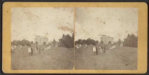 North Front and Lawn, Oneida Community, New York State, c.1870