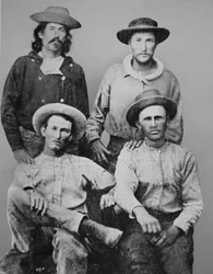 Pony Express Riders, ca 1860 (s/v foto)