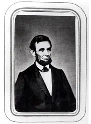 Porträtt av Abraham Lincoln