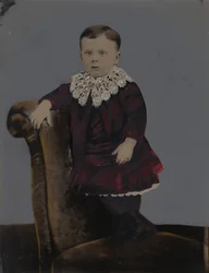 Porträtt av en pojke,1880-talet (foto)