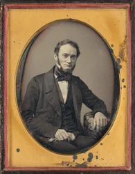 Porträtt av en man,1850-tal (foto)