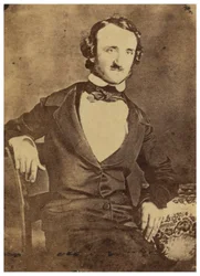 Sittande porträtt av Edgar Allan Poe. 1876 (Daguerreotypi)