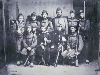 Charleston Zouave-kadetterna från den konfedererade armén