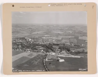 Utsikt över Hershey, Pennsylvania, 26 maj 1931 (s/v-foto)