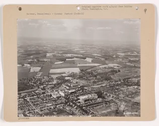 Utsikt över Hershey, Pennsylvania, 26 maj 1931 (s/v-foto)