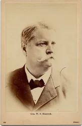 Winfield Scott Hancock (1824-86), general i USA:s armé, foto av B. B. Russell, Boston