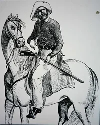 A Texas Ranger, c.1845 (gravyr)