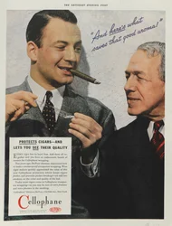 Annons för DuPont Cellophane, 1937