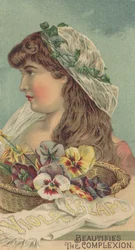 Annons för Viola Cream, c.1890