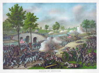 Slaget vid Antietam, pub. Kurz  Allison