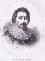 Cecil, andra Lord Baltimore, illustration från Cassell