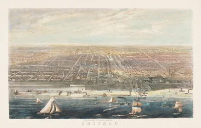 Chicagos hamn efter 1856