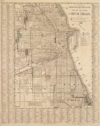 Karta över Chicago