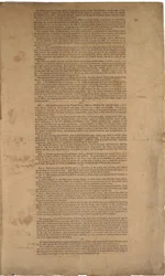 Konstitution, första tryckning, tryckt av Dunlap & Claypoole, 17-19 september 1787 (se även GLC 695933, GLC 695934 & GLC 695936)